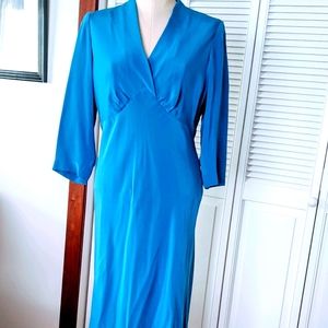 Maggie London Vintage Blue Dress